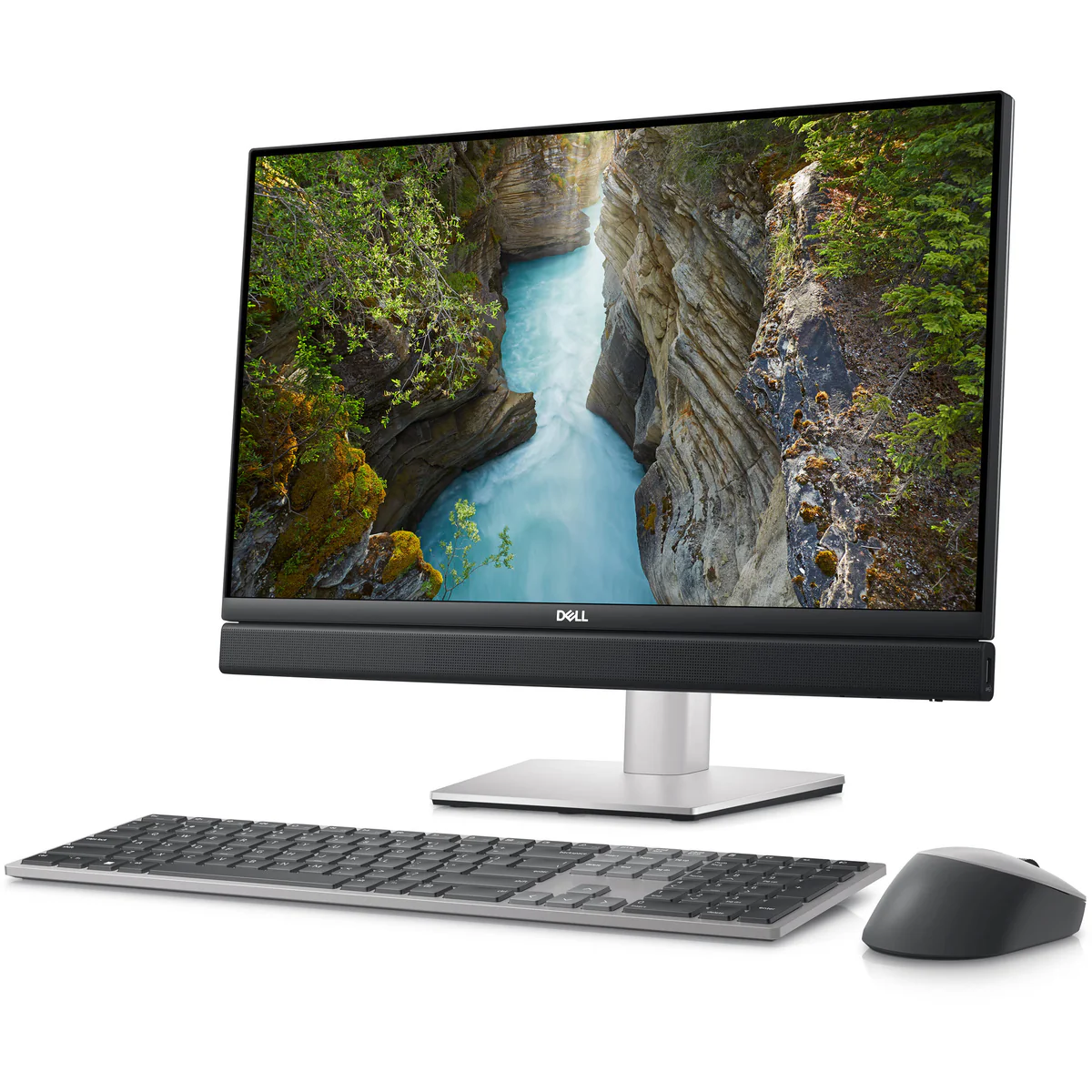 Dell 23.8" OptiPlex 7410 All-in-One Desktop Computer (Silver)