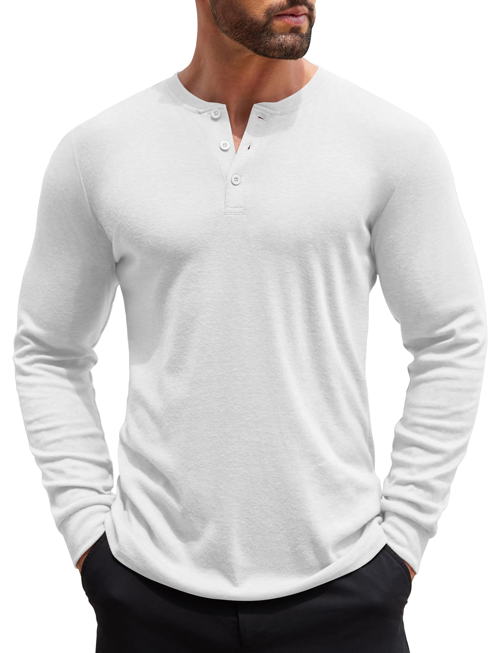 Henley Button T-Shirt